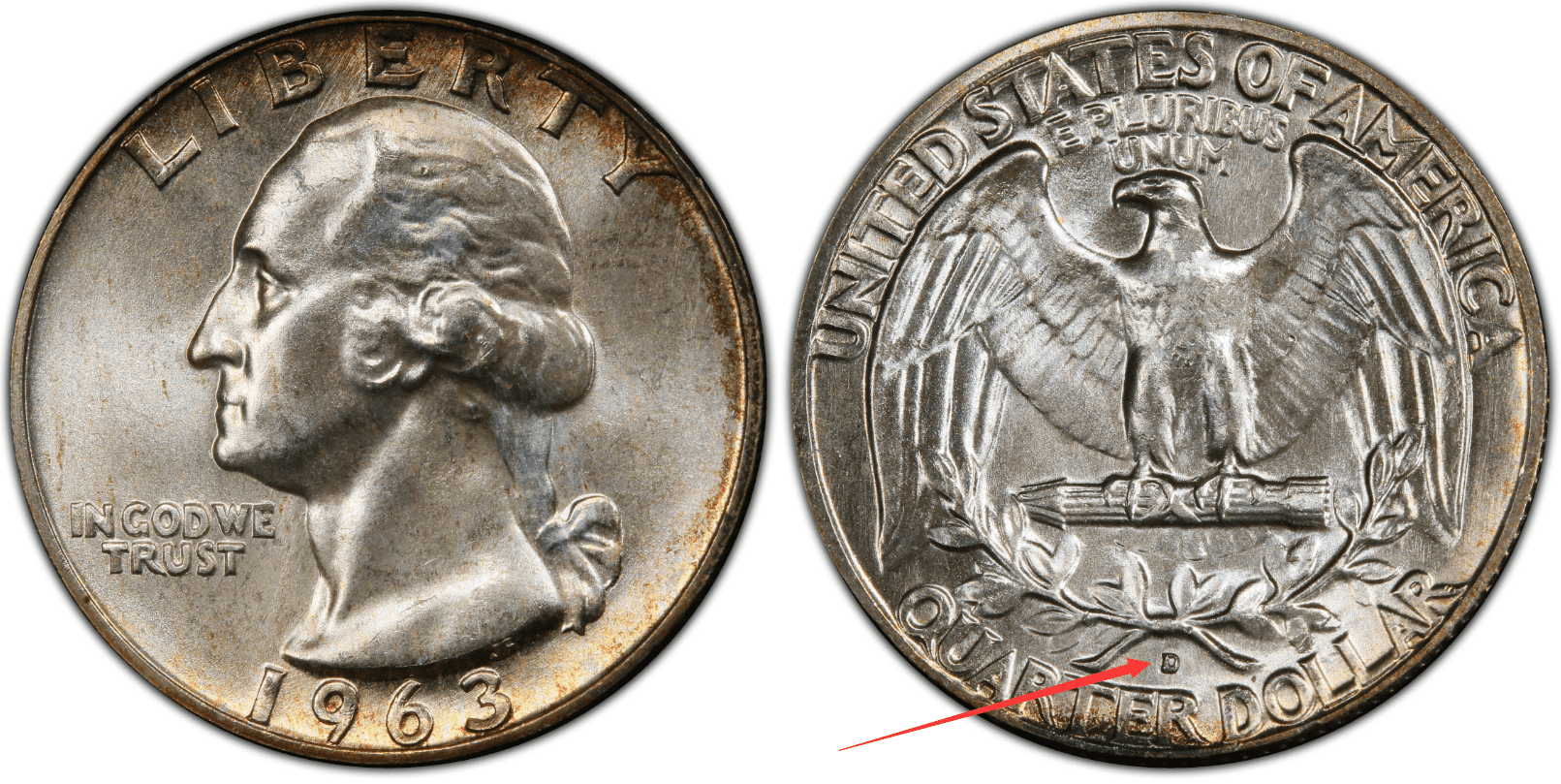 1963-D Quarter Value