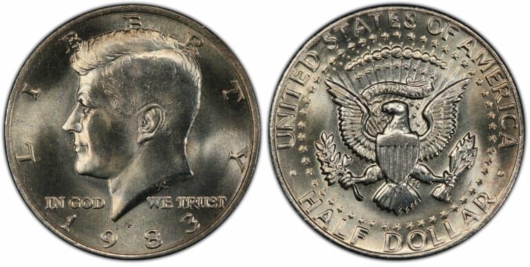 1983 Half Dollar Value (Rare Errors, “P”, “D” & S Mint Marks)