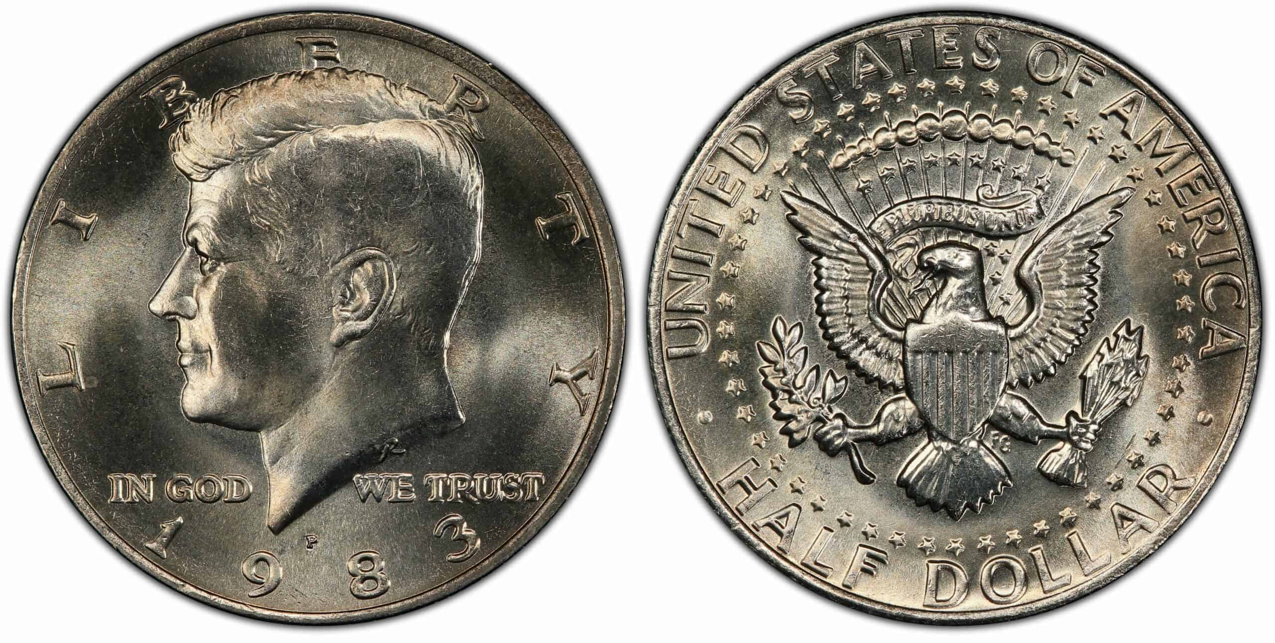 1983 Half Dollar Value  (Rare Errors, “P”, “D” & “S” Mint Marks)