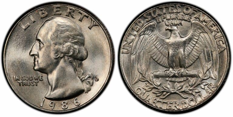 1986 Quarter Value (Rare Errors, “D”, “S” & “P” Mint Marks)