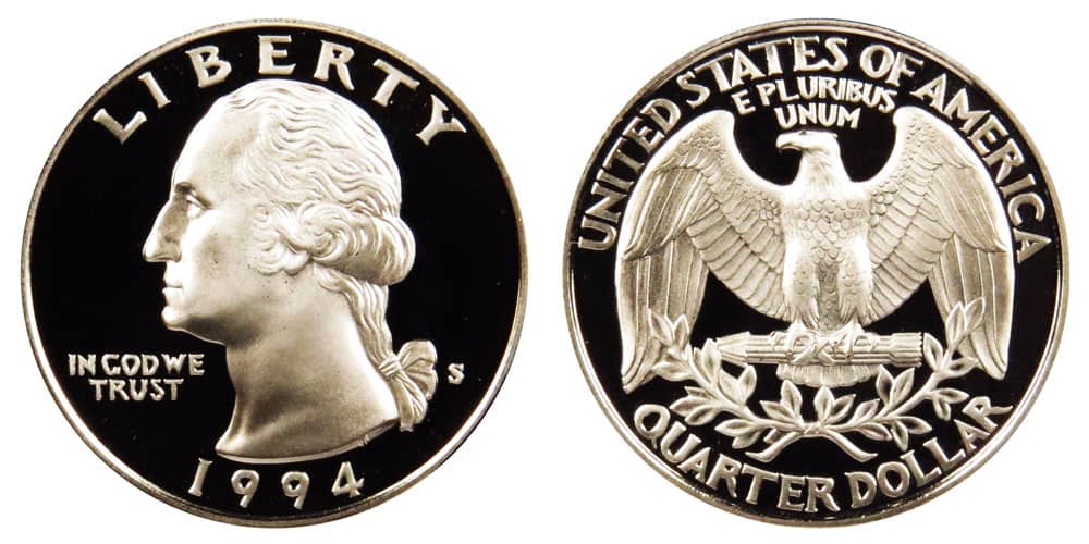 1994-S Silver Proof Quarter Value