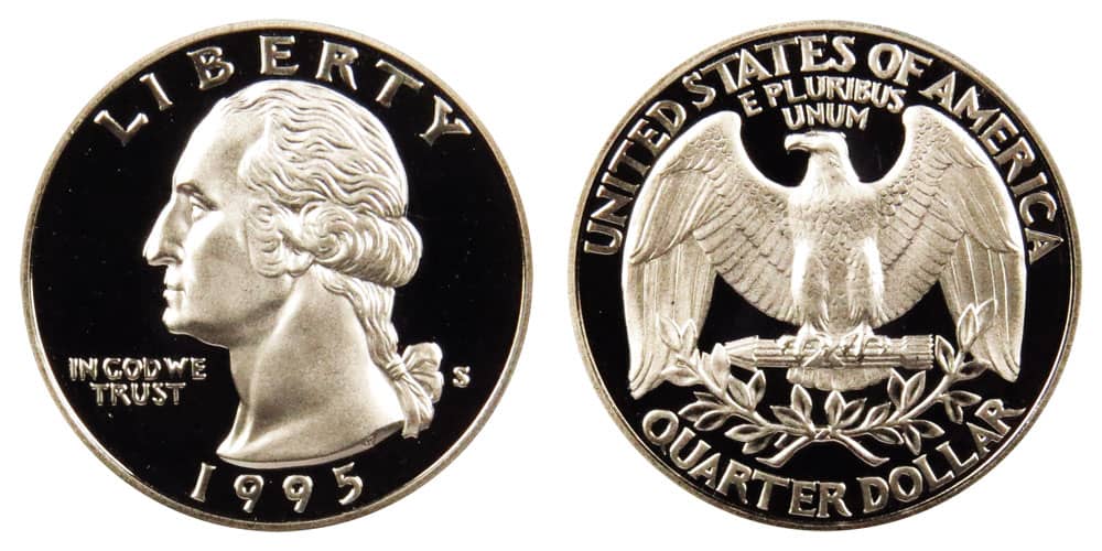 1995 S Washington quarter Value