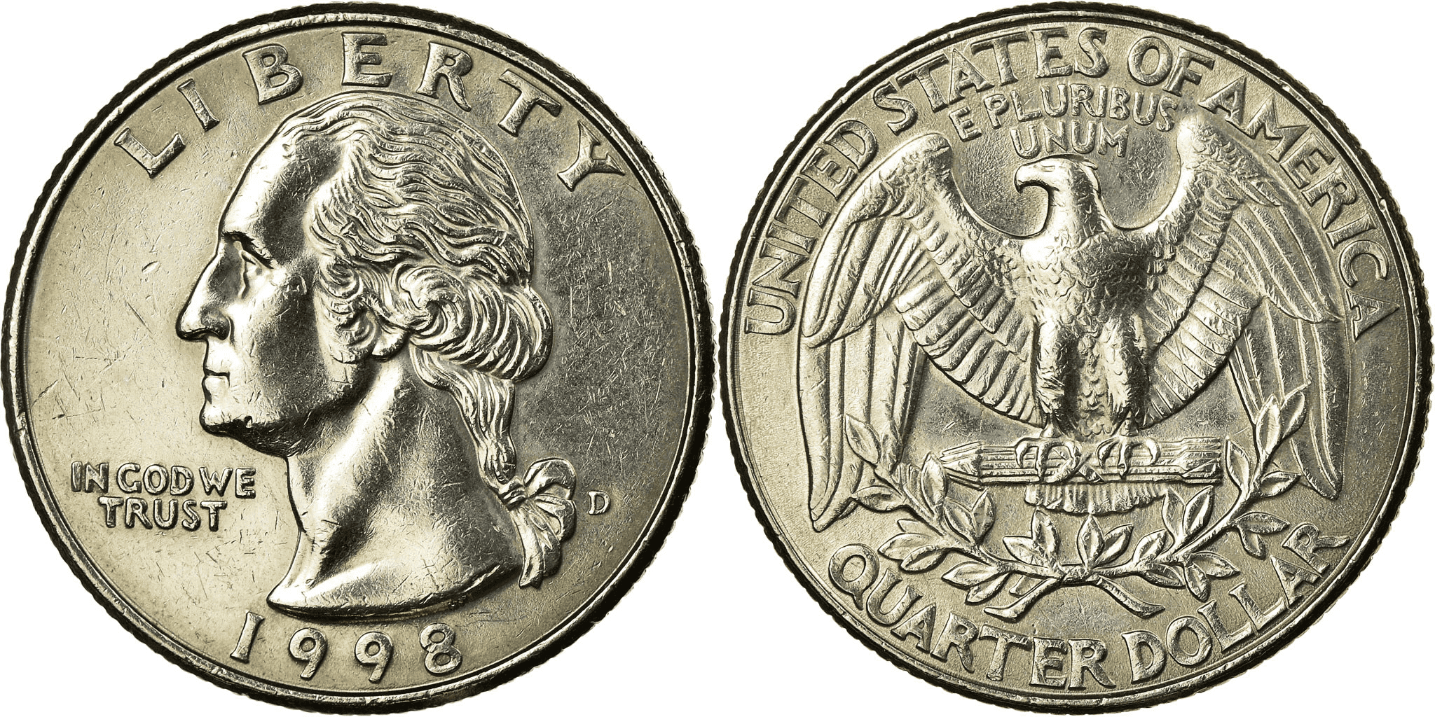 1998 Quarter Value (Rare Errors, “P”, “D” & “S” Mint Marks)