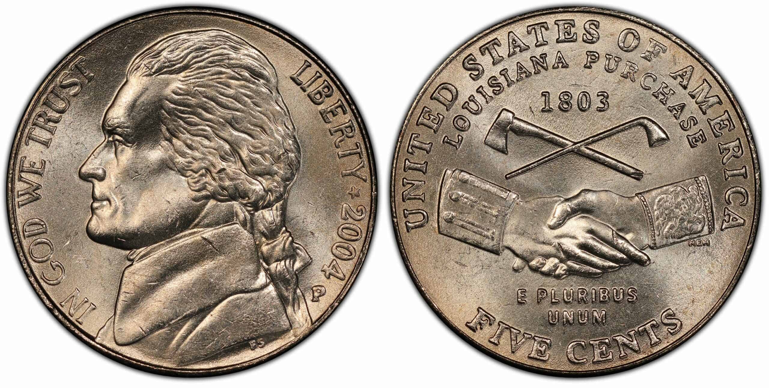 2004-P Peace Medal Nickel DDO