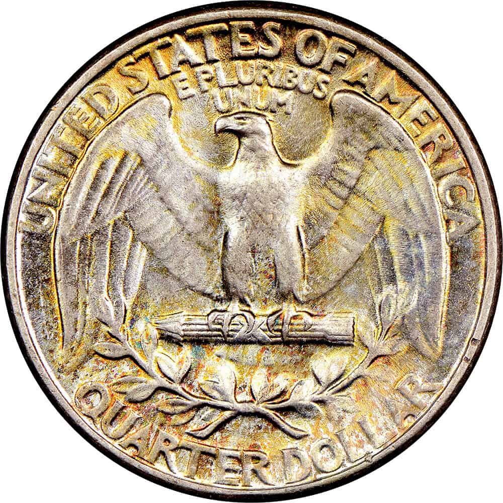 The 1998 Washington quarter reverse