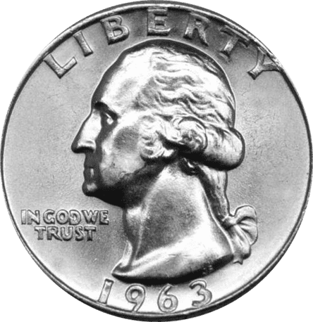 The Obverse of the 1963 Quarter
