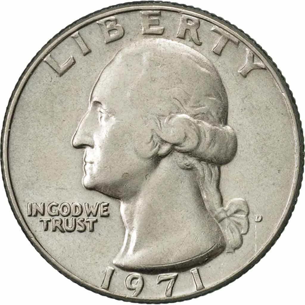 The Obverse of the 1971 Quarter