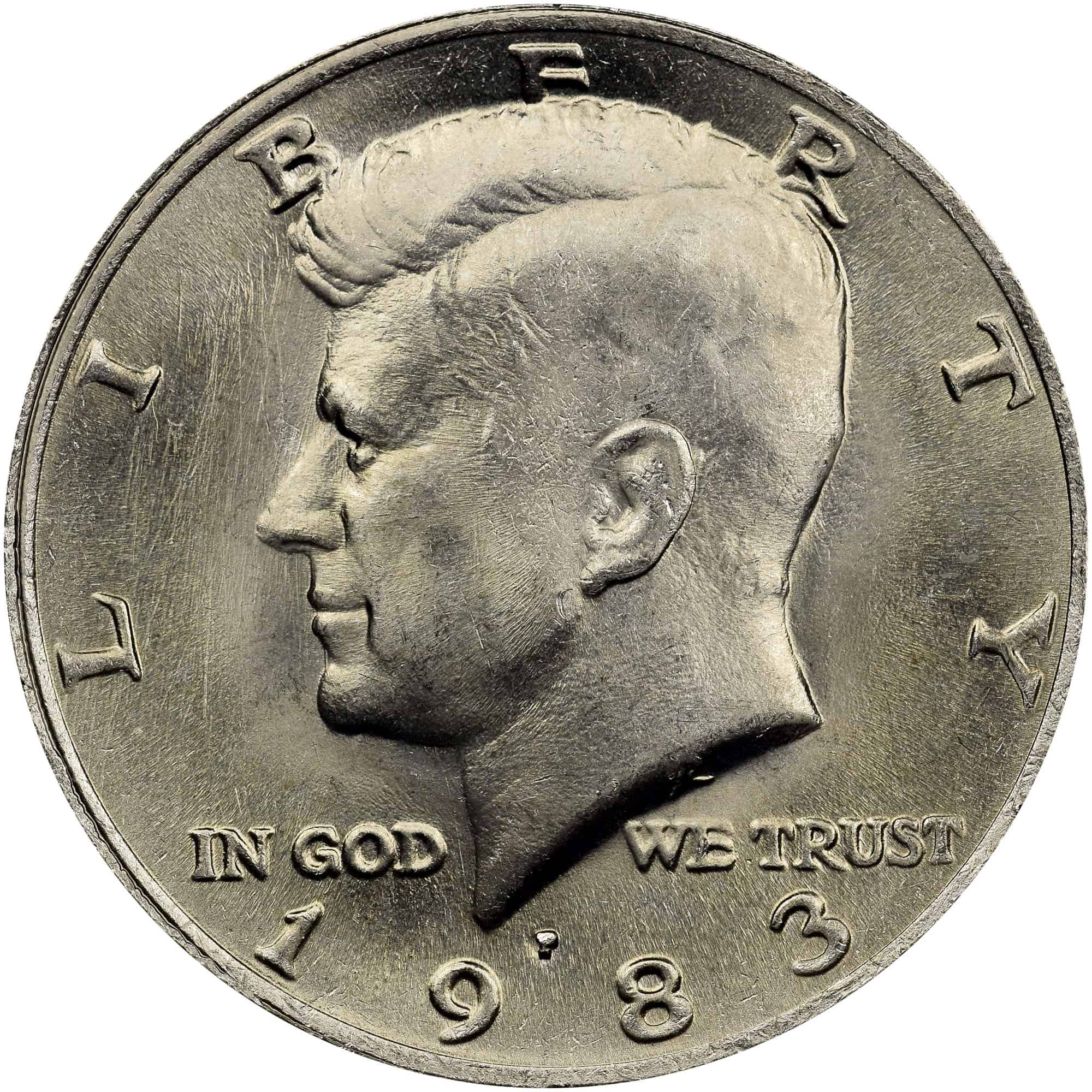 The Obverse of the 1983 Half Dollar