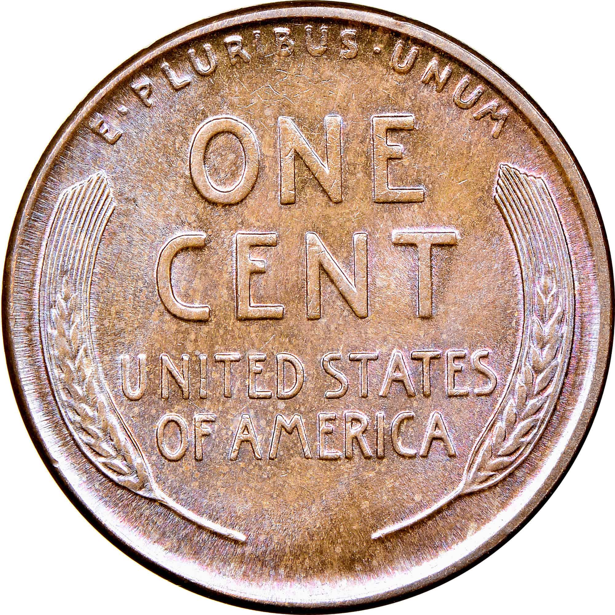 The reverse of the 1925 penny