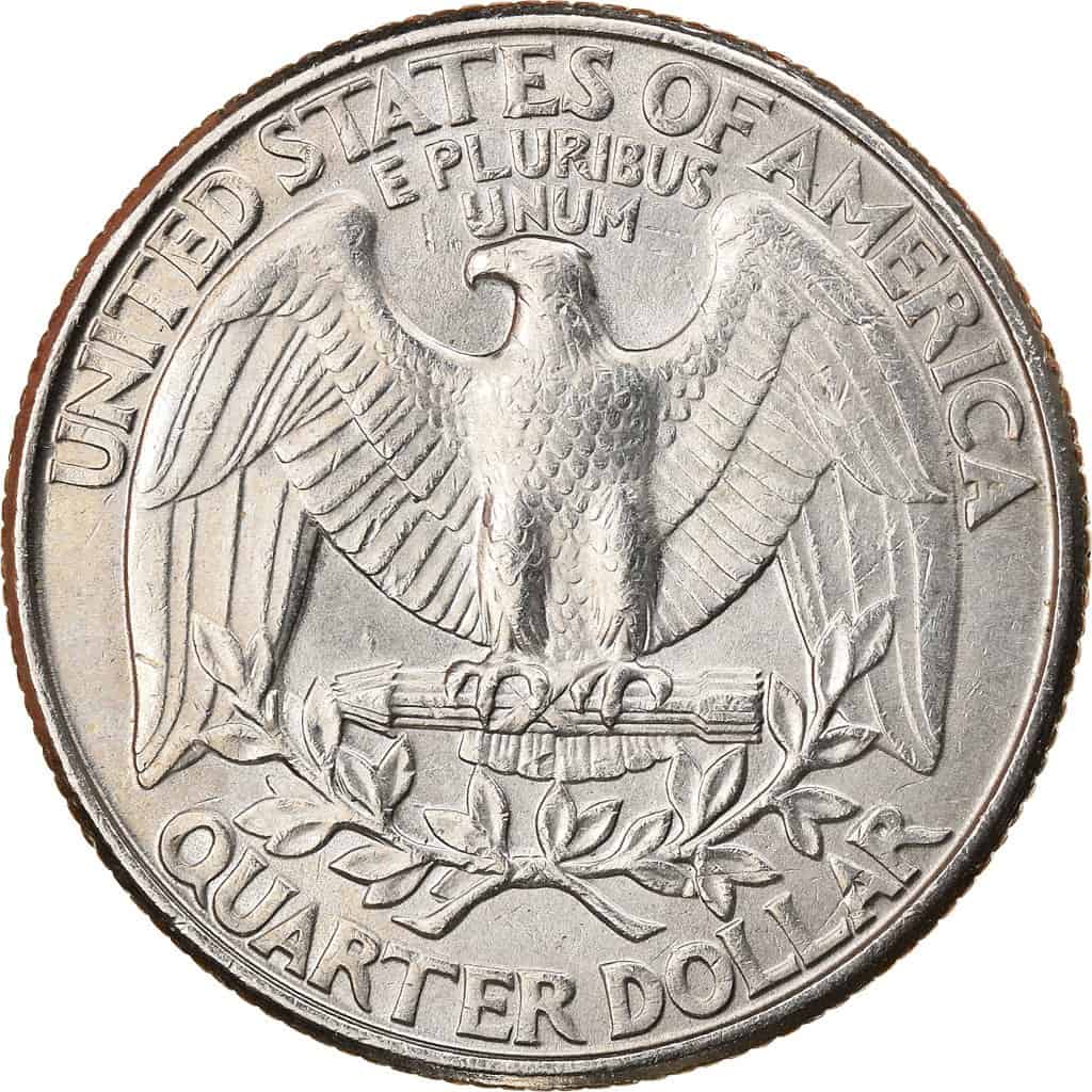 The reverse of the 1995 Washington quarter