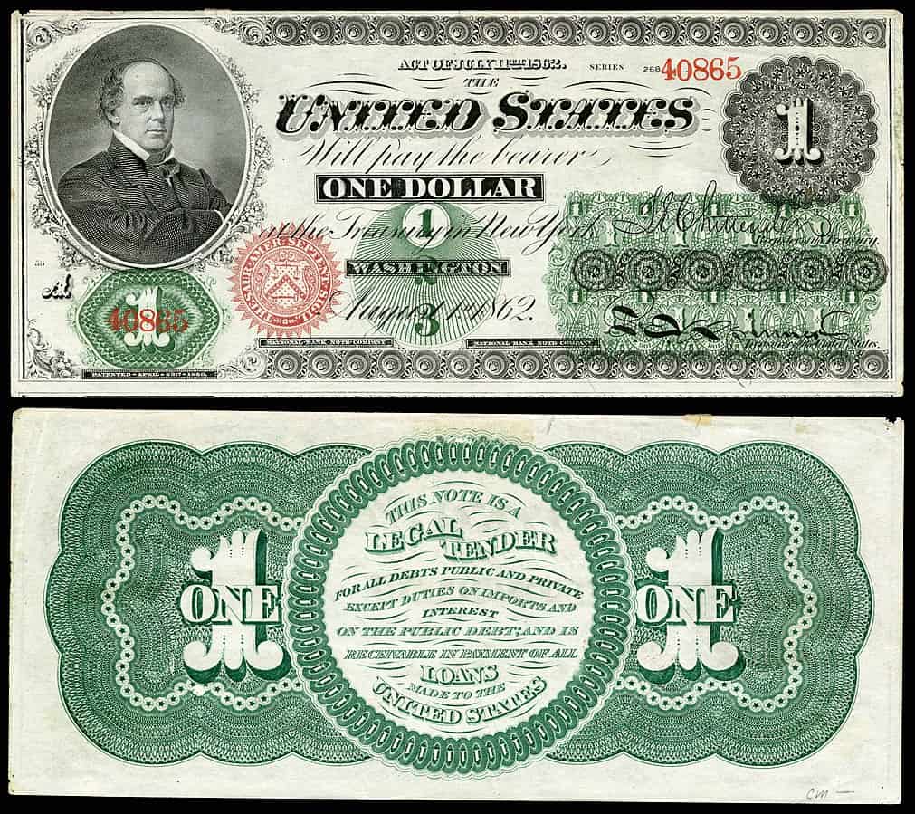 1862 $1 United States Note