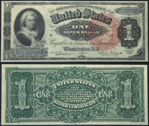 1886 $ 1 United States Note