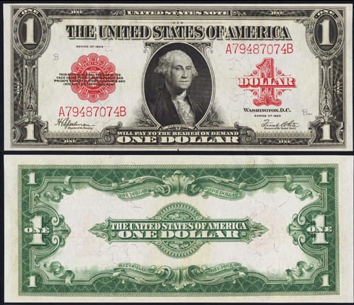 1923 $1 Bill