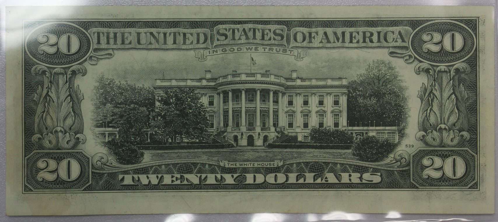 The Reverse of the 1977 20 Dollar Bill